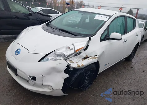 2015 Nissan Leaf S из США, поврежденный, VIN 1N4AZ0CP6FC305003